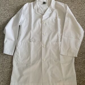 White Utility Lab Coat Jacket - Unbranded